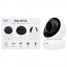 Camera supraveghere wireless PNI IP735 3Mp cu IP P2P PTZ, slot card microSD, control din aplicatia ICSee