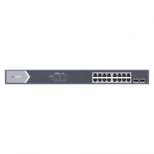 Switch 16 porturi gigabit PoE,  2 porturi SFP, Smart Management - HIKVISION DS-3E1518P-SI