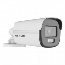 Camera supraveghere HIKVISION ColorVu, Dual Light - 3K, lentila 2.8mm, IR 40m, WL 40m, TVI/AHD/CVI/CVBS, Mic., IP67 - DS-2CE12KF0T-LFS-2.8mm