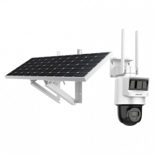 Camera IP HIKVISION 4G, rezolutie 4MP, IR 30m, Audio, PIR+Radar, Panou solar, Acumulator - DS-2DE2C400IWG-K-4G-C09S20-2.8mm