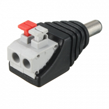 Conector de alimentare tata, 12V, cu terminal rapid SDC-KAT