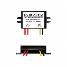 Convertor tensiune 14-28VAC la 12VDC, 1.5A EV18-A2412