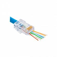 Mufa RJ-45 UTP Cat.5e EZ Passthrough (100 buc) RJ45-CAT5-EZ