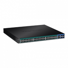 Switch 52 porturi Gigabit Web Smart, 48 x PoE+, 4 x Gigabit/SFP - TRENDnet TPE-5240WS