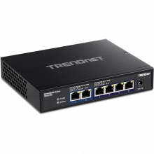 Switch 6 porturi, 4 x 2.5G si 2 x 10G , Fanless - TRENDnet TEG-S762